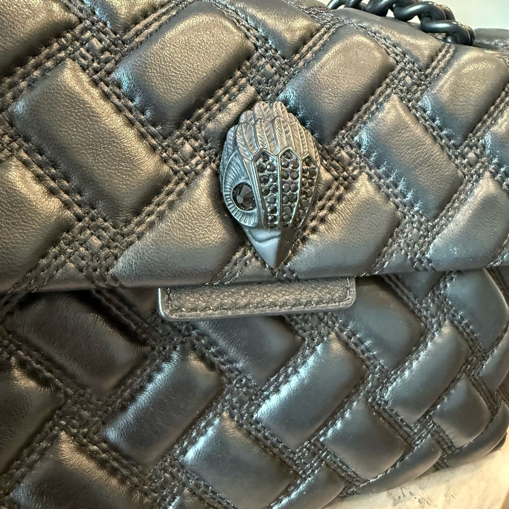 Kurt Geiger Leather “The Kensington” Drench Bag